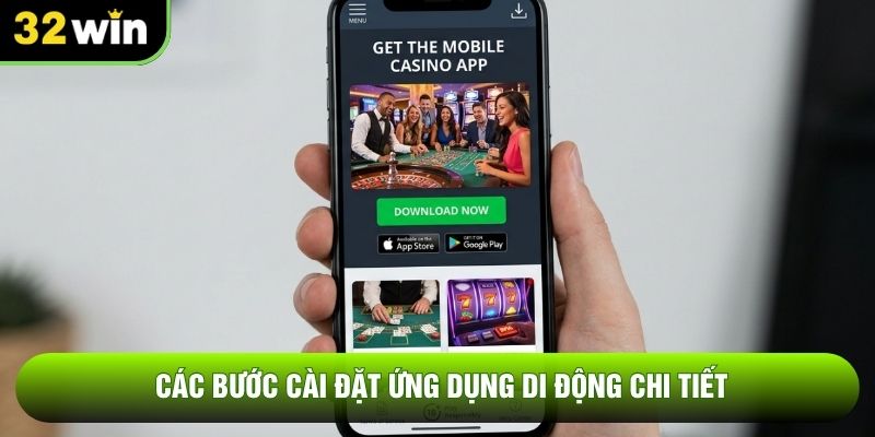 Các bước cài đặt ứng dụng di động chi tiết