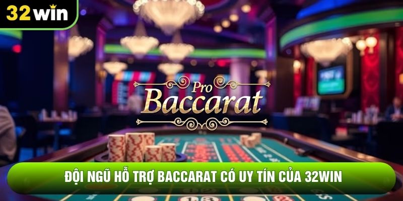 Đội ngũ hỗ trợ baccarat có uy tín của 32WIN