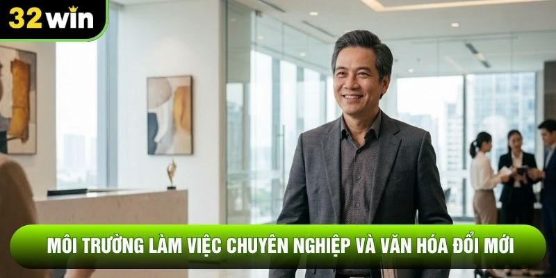 Môi trường làm việc chuyên nghiệp và văn hóa đổi mới