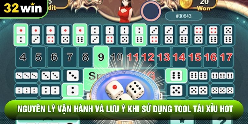 Nguyên lý vận hành và lưu ý khi sử dụng tool tài xỉu hot