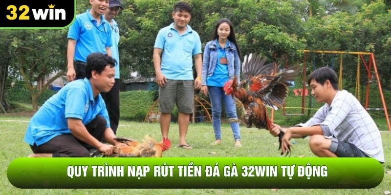 Quy trình nạp rút tiền đá gà 32WIN tự động